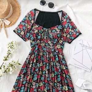 Tunic Dress In Stretch Mesh Fabric Size 1X